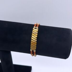 NWT Wool + Pepper Co. Terracotta & Arrows Bracelet